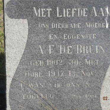 BRUIN A.F.,de 1902-1917