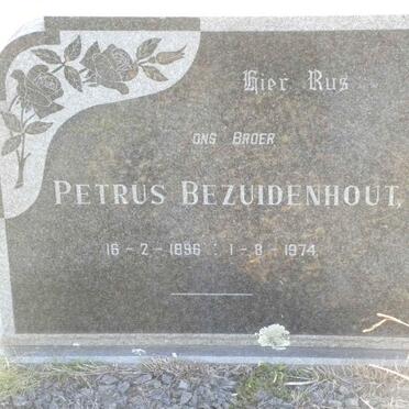 BEZUIDENHOUT Petrus 1896-1974