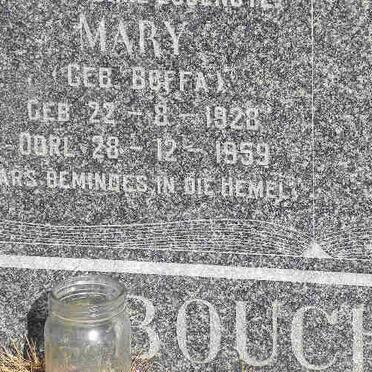 BOUCHER Mary BOFFA 1928-1959