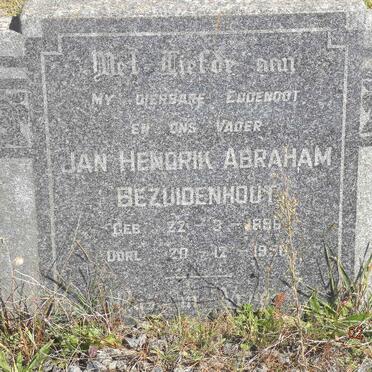 BEZUIDENHOUT Jan Hendrik Abraham 1896-1950