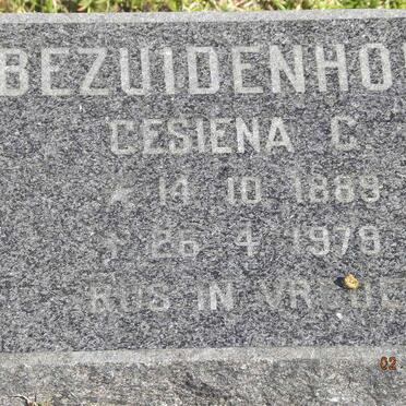 BEZUIDENHOUT Gesiena C. 1889-1979