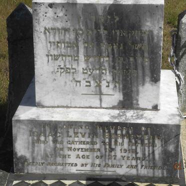 BERNSTEIN Isaac Levin -1918