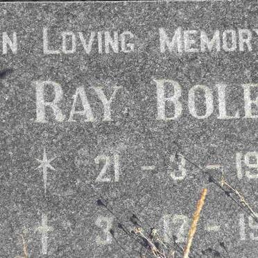 BOLES Ray 1909-1986