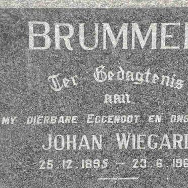 BRUMMER Johan Wiegard 1895-1965