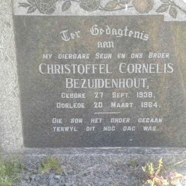 BEZUIDENHOUT Christoffel Cornelis 1938-1964