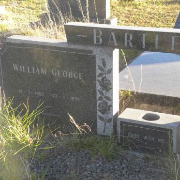 BARTLETT William George 1906-1974