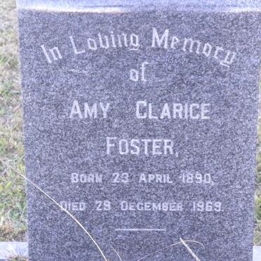 FOSTER Amy Clarice 1890-1969