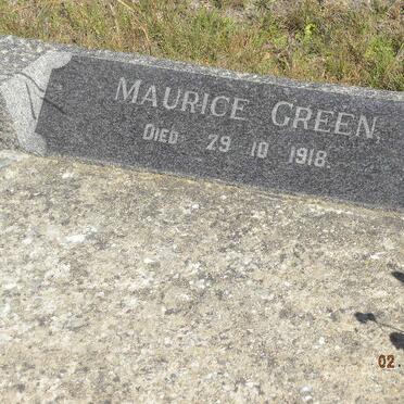 GREEN Maurice -1918