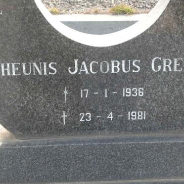 GREEFF Theunis Jacobus 1936-1981