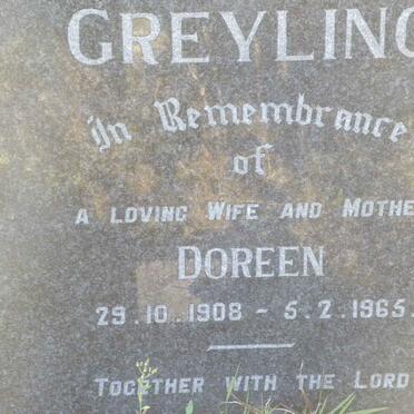 GREYLING Doreen 1908-1965