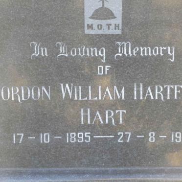 HART Gordon William Hartfield 1895-1968