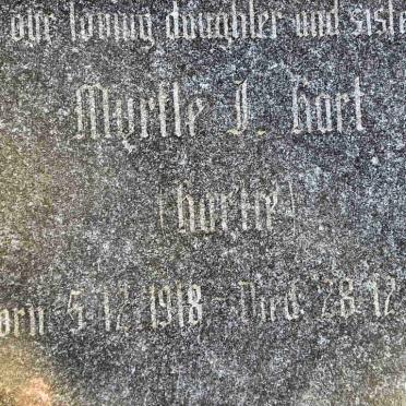 HART Myrtle J. 1918-19?4