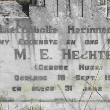 HECHTER M.E. nee HUGO -1937
