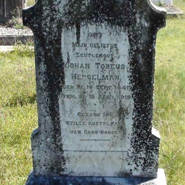 HERSELMAN Johan Tobeus 1841-1919