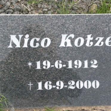 KOTZÉ Nico 1912-2000