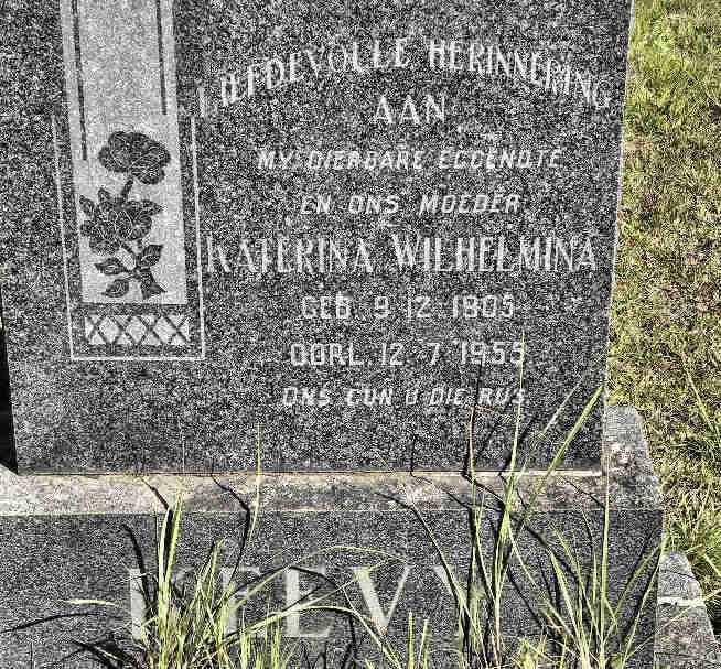 KEEVY Katerina Wilhelmina 1905-1955