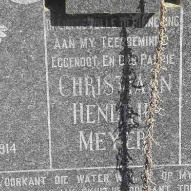 MEYER Christiaan Hendrik 1914-1952