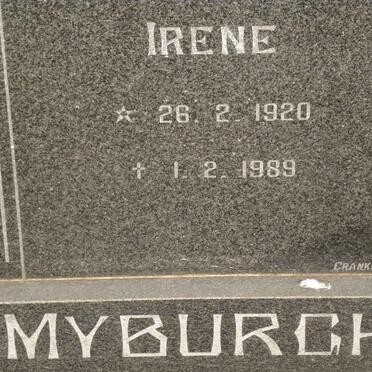 MYBURGH Irene 1920 - 1989