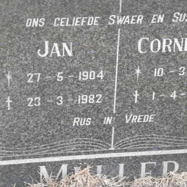 MÜLLER Jan 1904-1982 &amp; Cornelia 1912-1982
