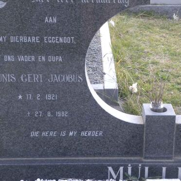 MÜLLER Theunis Gert Jacobus 1921-1982 