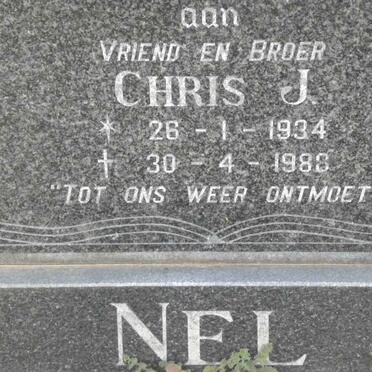 NEL Chris J. 1934-1988