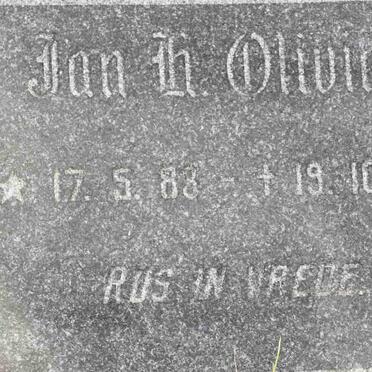 OLIVIER Jan H. 1883-1963