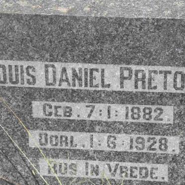 PRETORIUS Louis Daniel 1882-1928