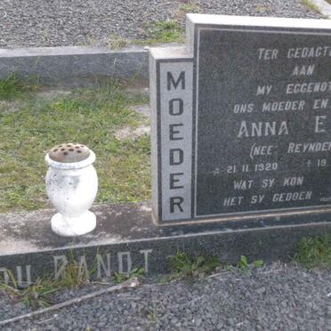 RANDT Anna E.V., du nee REYNDERS 1920-1994