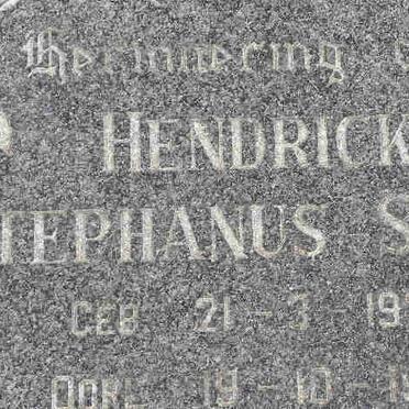 SMITH Hendrick Stephanus 1924-1980