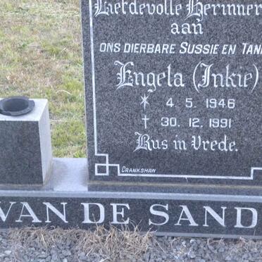 SANDT Engela, van de 1946-1991