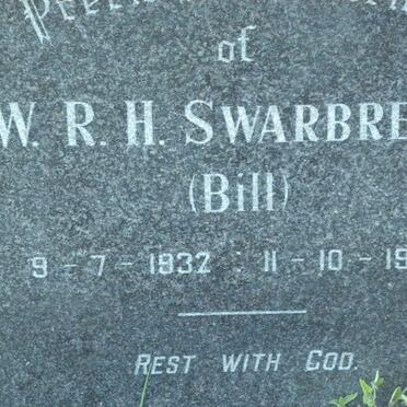 SWARBRECK W.R.H. 1932-1973