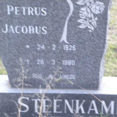 STEENKAMP Petrus Jacobus 1925-1990