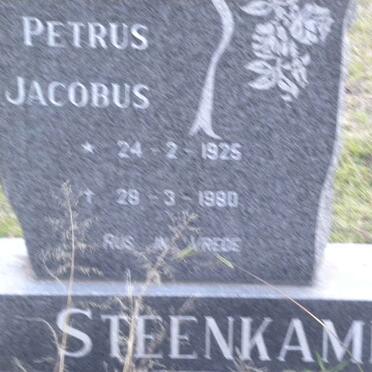 STEENKAMP Petrus Jacobus 1925-1990