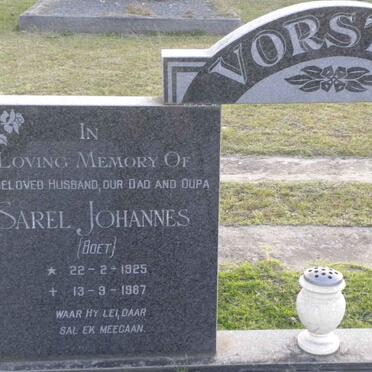 VORSTER Sarel Johannes 1925-1987