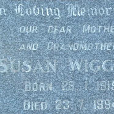 WIGGIL Susan 1915-1994
