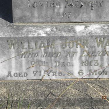 WADE William John -1913