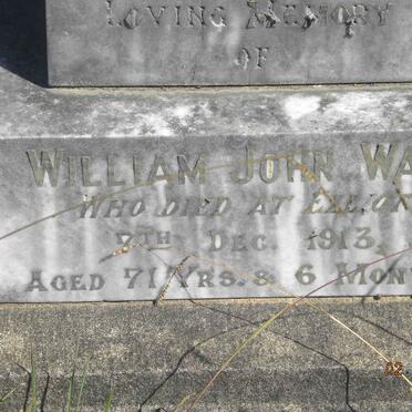 WADE William John -1913