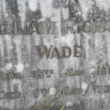 WADE William Richard 1869-1939