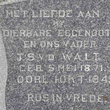 WALT J.S., vd 1871-1945