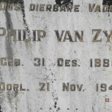 ZYL Philip, van 1886-1941