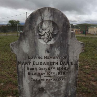 DANIEL Mary Elizabeth 1846-1929