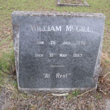 McGILL William 1875-1953