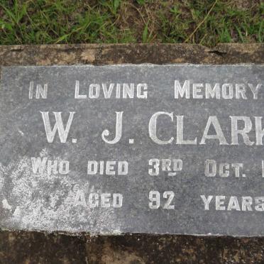 CLARKE W.J. -1939