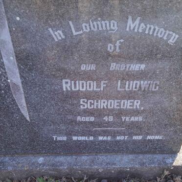 SCHROEDER Rudolf Ludwig
