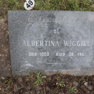 WIGGILL Albertina -1908