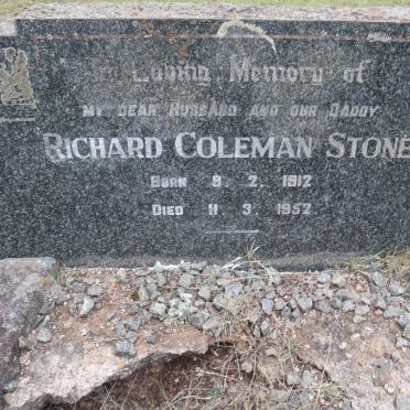 STONE Richard Coleman 1912-1952