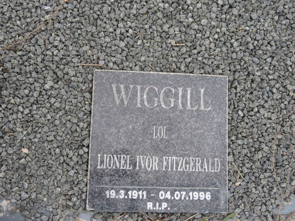 WIGGILL Lionel Ivor Fitzgerald 1911-1996