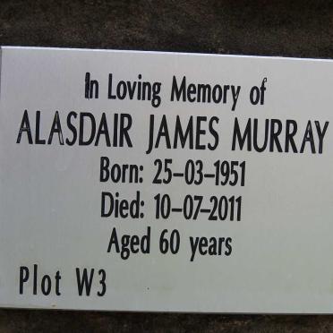 MURRAY Alasdair James 1951-2011