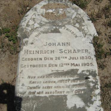 SCHAPER Johann Heinrich 1830-1905