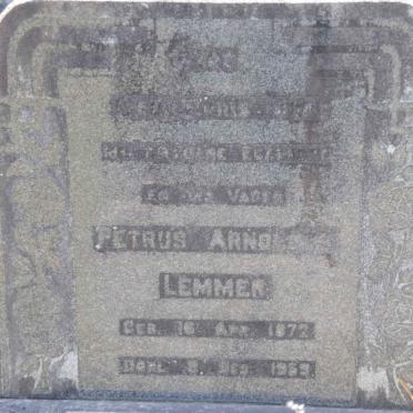 LEMMER Petrus Arnoldus 1872-1959